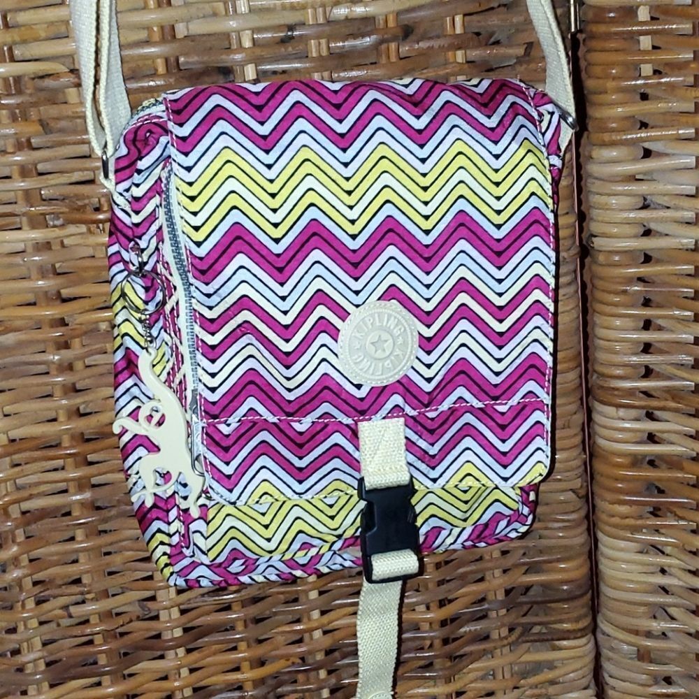 Kipling Messenger Shoulder Bag w/ Monkey keychain